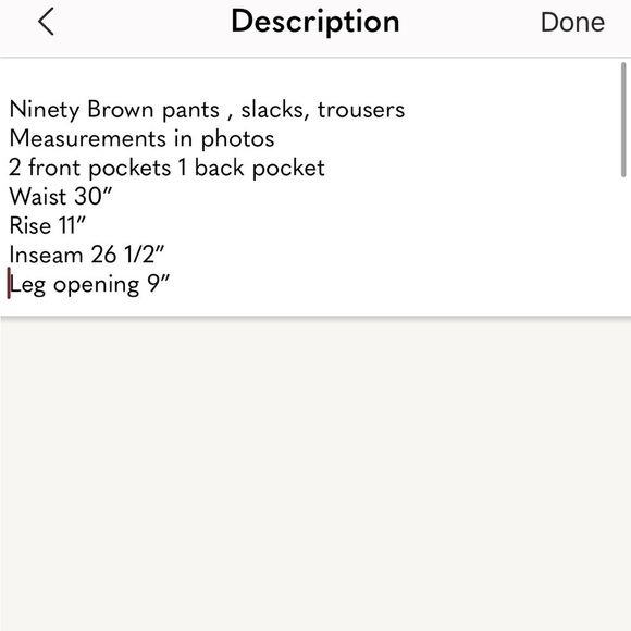 Ninety Dress Pants Brown - Picture 6 of 8